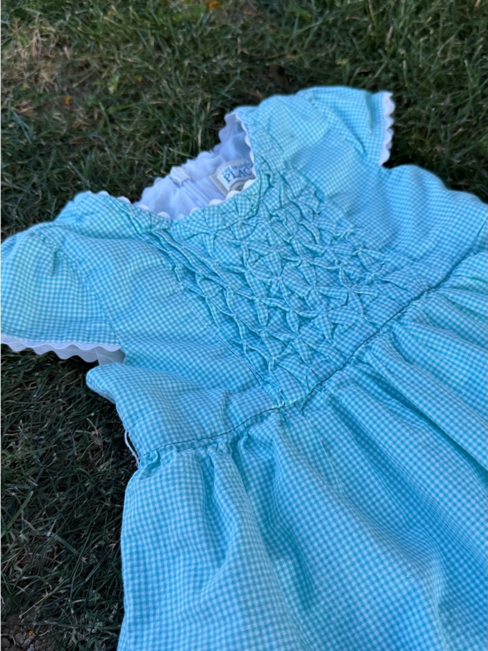 Vintage Y2K Children's Place Gingham Dress 18m